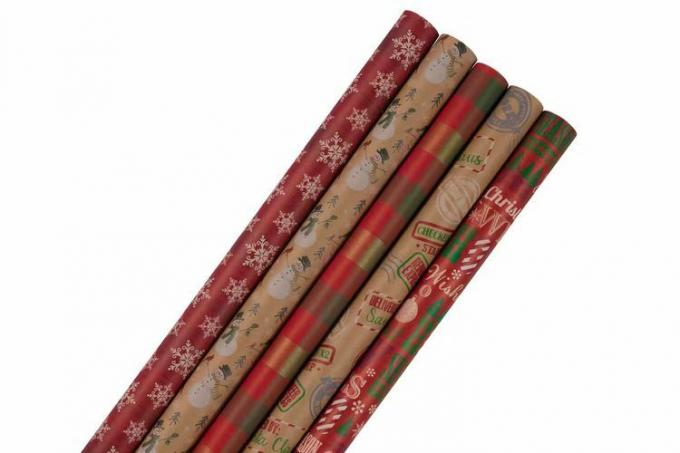 Michaels JAM Paper Christmas Kraft gavepapirsett, 5ct