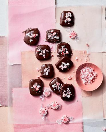 Sjokolade Peppermint Shortbreads