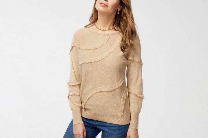 Chico's Fringe Pullover-genser