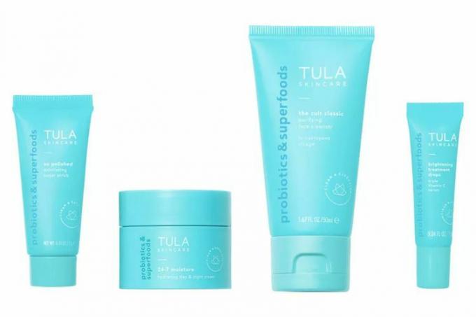 Målrett TULA SKINCARE On The Go Bestselger reisesett