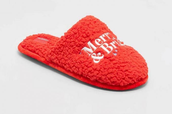 Target Women's Holiday Merry & Bright Scuff Tøfler - Wondershopâ¢ Rød