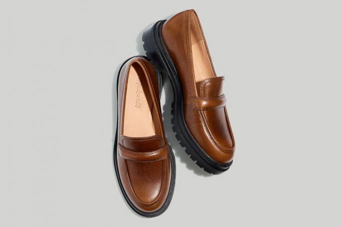 Madewell Bradley Lugsole Loafer i skinn