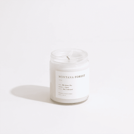 Brooklyn Candle Studio Montana Forest Minimalist Candle