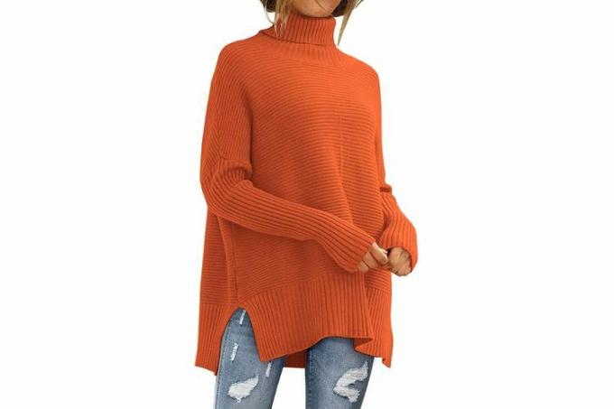 Amazon October Prime Day LILLUSORY Oversized gensere med turtleneck for kvinner