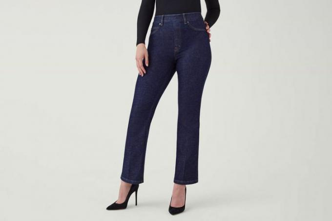 Spanx Kick Flare Jeans, Raw Indigo