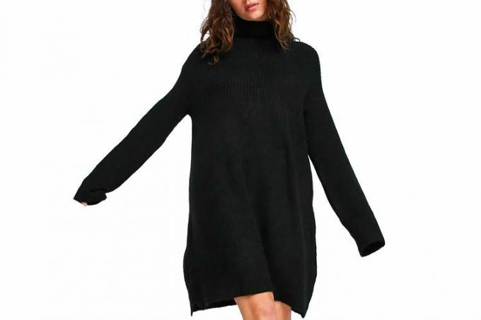 Turtleneck Sweater Dress Topshop