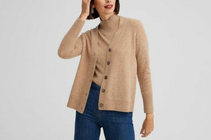 Chicos Cashmere Cardigan-genser