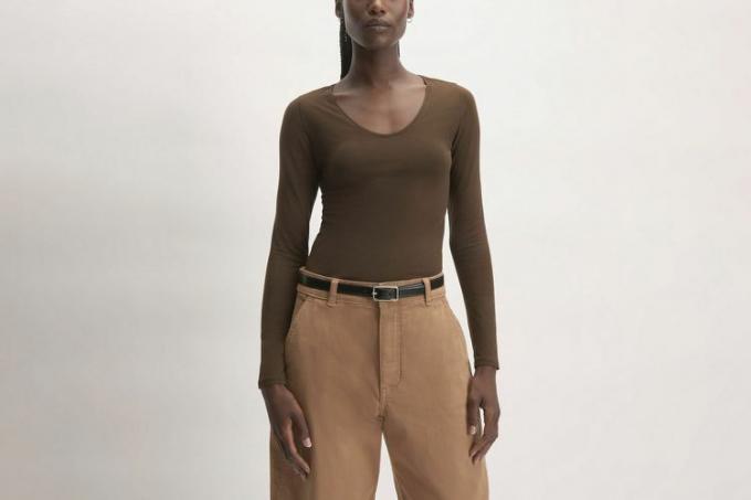 Everlane The Supima® Form Ballet Neck T-skjorte