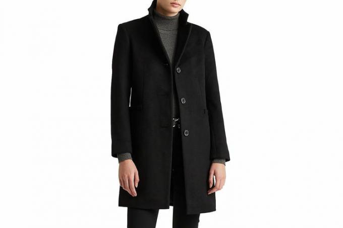 Nordstrom Reefer Wool Blend Coat Lauren Ralph Lauren