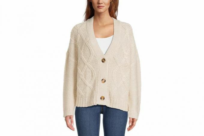 Walmart RD-stil diamantstrikket cardigan for kvinner