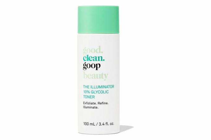 Amazon good.clean.goop Beauty The Illuminator 10% Glycolic Toner | Korrekt tekstur og minimer porene