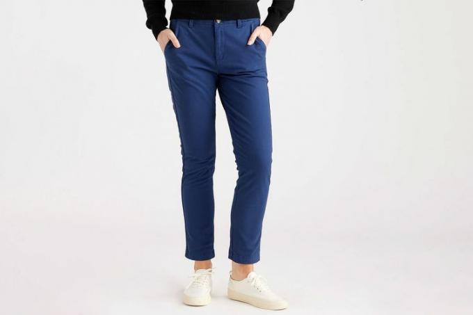 Quince Stretch Cotton Twill Girlfriend Chino Pants