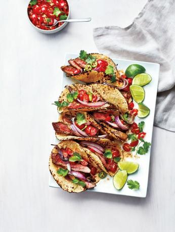 Smoky Flank Steak Tacos