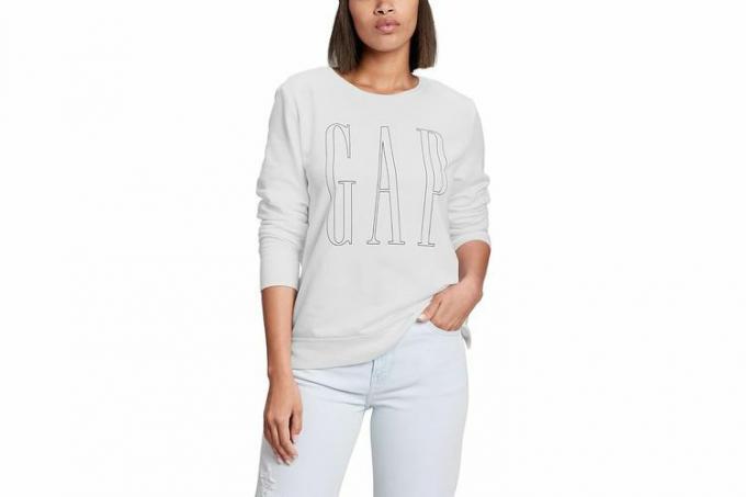 Amazon GAP Pull-on Logo Crew Sweatshirt for kvinner