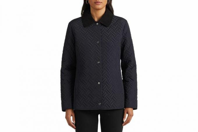 Nordstrom Lauren Ralph Lauren Herringbone vattert jakke