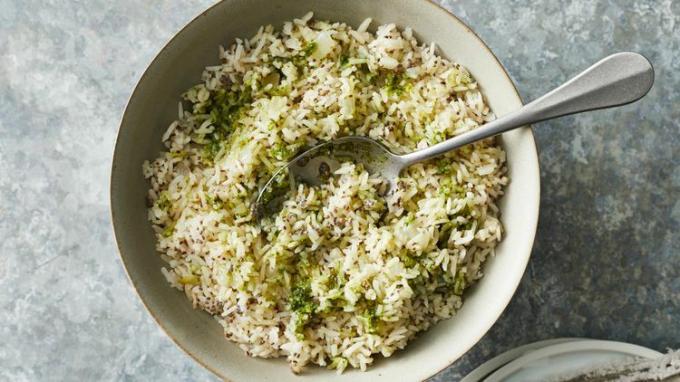 Chia Pilaf Med Pesto Oppskrift