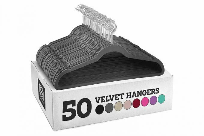 Amazon Zober Velvet Hangers 50 Pack