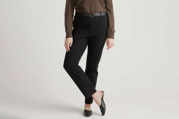 Quince Ultra-Stretch Ponte Straight Leg 4-Pocket Pant