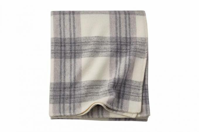 The Company Store Ledge Plaid Merino Wool Throw