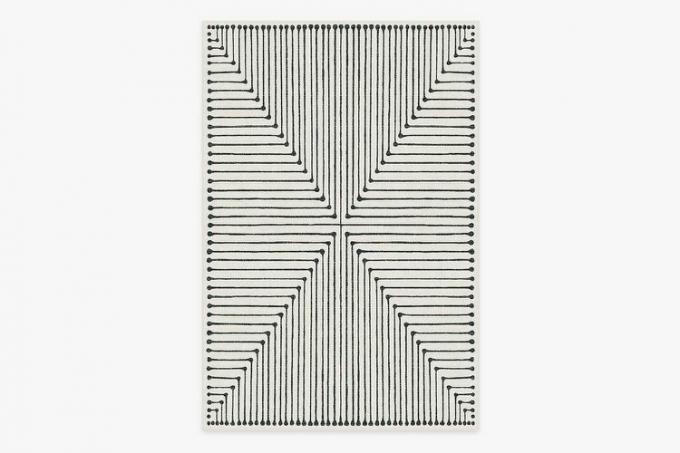 Cyber ​​Monday Ruggable Jonathan Adler Inkdrop Black & Ivory Tufted Rug