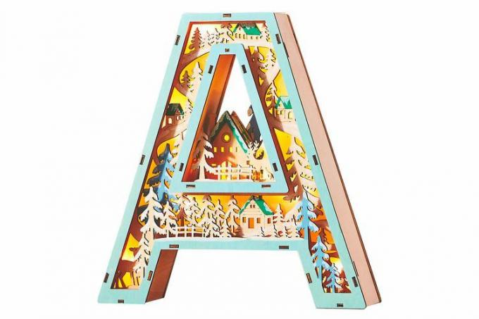 Anthropologie Wonderland Scene Monogram