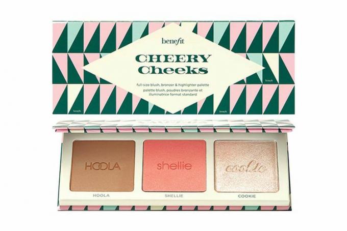 Sephora Benefit Cosmetics Cheery Cheeks Blush, Bronzer & Highlighter Face Palette