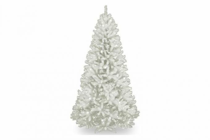 Amazon National Tree Company Pre-Lit Artificial Full Christmas Tree