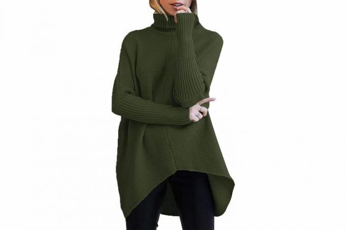 Amazon ANRABESS Oversized genser med turtleneck for kvinner