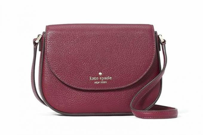 Amazon Kate Spade New York Lær Leila Mini Flap Crossbody skulderveske