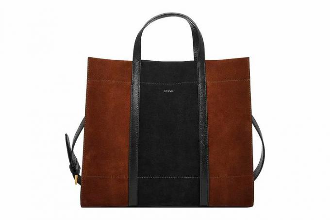 Amazon Fossil Dame Carmen Leather Shopper Tote Veske