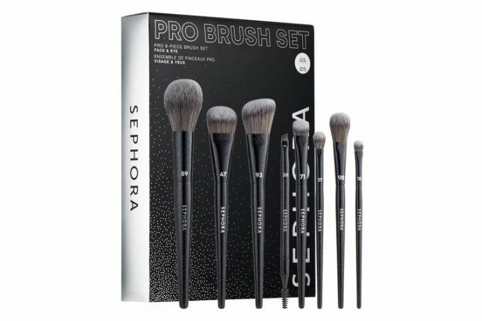 SEPHORA COLLECTION PRO 8-delt ansikts- og øyebørstesett