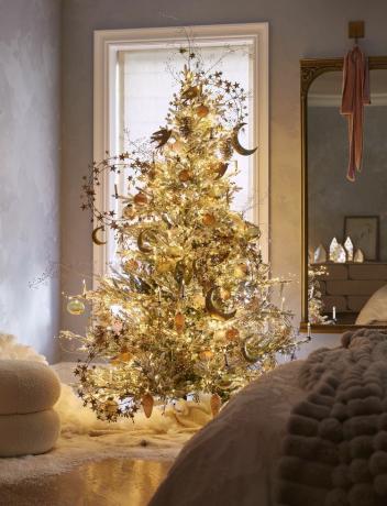 Anthropologie og Etsy Holiday Decorating Trends Glam Tree