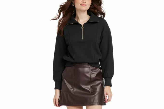 Target A New Day Women's Quarter Zip Sweatshirt