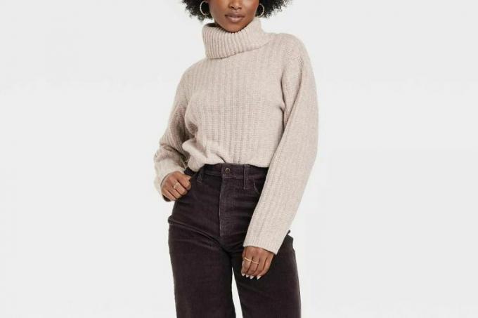 Target kvinners mock turtleneck Cashmere-lignende genser genser - universell trådâ¢