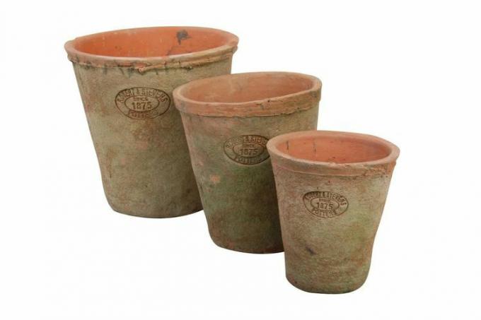 Amazon Esschert Design AT01 Aged Terracotta Runde Potter (sett med 3)