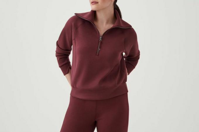 Spanx AirEssentials Half Zip Spice