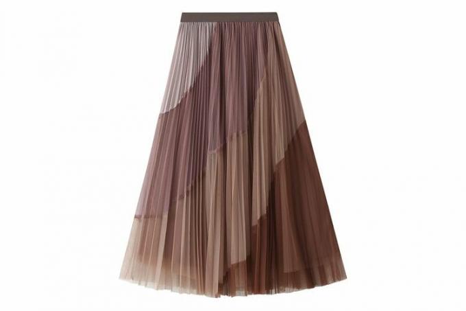 Amazon Dirholl A-Line Fairy Elastisk midje Tulle Midi-skjørt