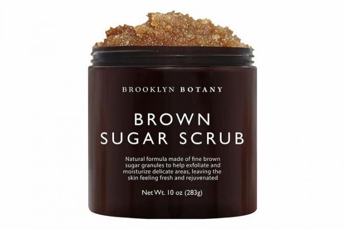 Amazon Brooklyn Botany Brown Sugar Body Scrub - Fuktighetsgivende og eksfolierende kropp, ansikt, hånd, fotskrubb - bekjemper akne, fine linjer og rynker, flotte gaver