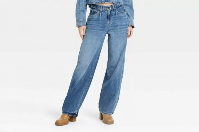 Target Dame Mid-Rise 90-talls baggy jeans - Universal Threadâ¢