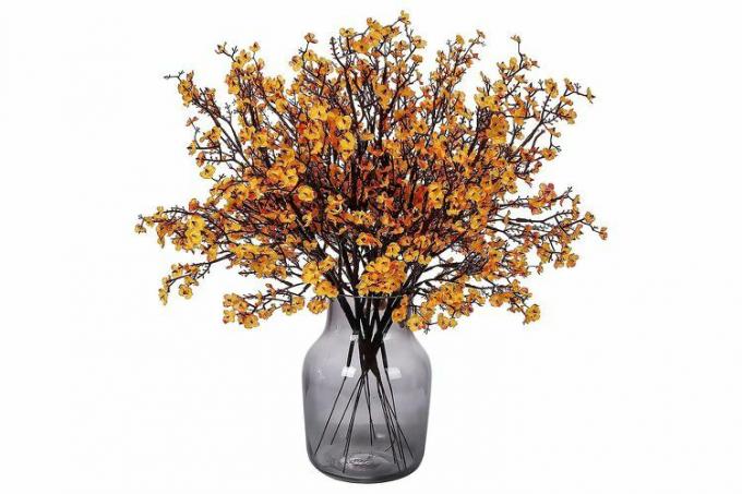 Amazon Momkids 6 stk Faux Flower Fake Babys Breath Flower Bulk Kunstig Gypsophila Bukett