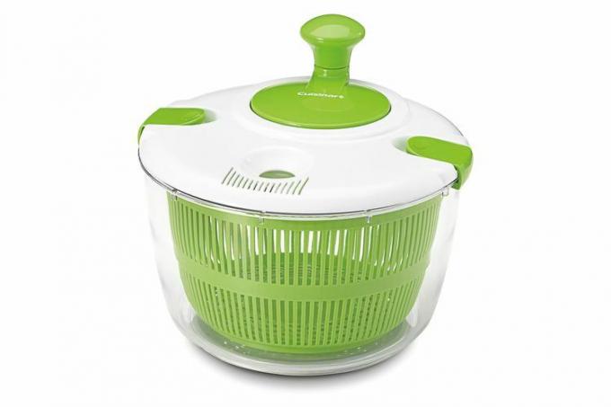 Amazon Cuisinart Large Salat Spinner- Vask, sentrifuger og tørr salat Grønnsaker, frukt og grønnsaker, 5qt, CTG-00-SAS, hvit