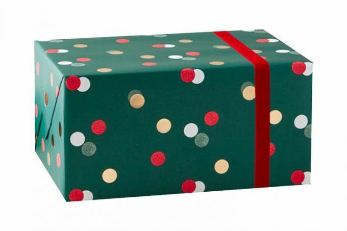 Minted Merry Dots innpakningspapirrull