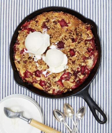 Jordbærspenne med Pecan Streusel