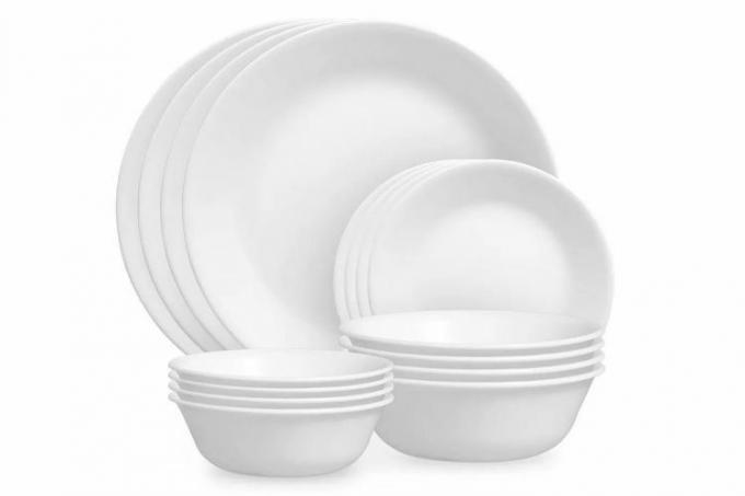 Target Corelle 16pc Vitrelle Livingware Servisesett Frost White