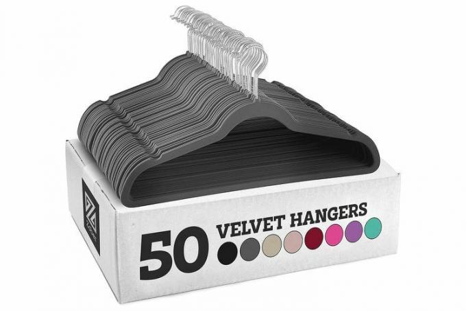 Amazon October Prime Day Zober Velvet Hangers 50 Pack