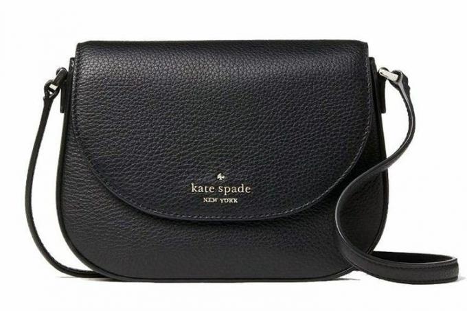 Kate Spade New York Lær Leila Mini Flap Crossbody skulderveske