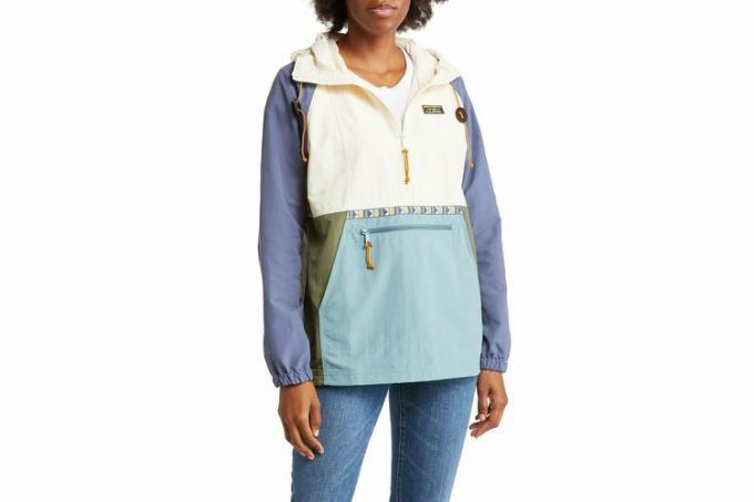 Nordstrom L.L.Bean Mountain Classic Damepakke, vanntett halvglidelåsjakke