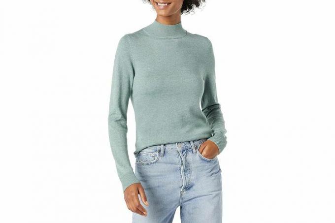 Amazon Essentials Lett Mockneck-genser for kvinner