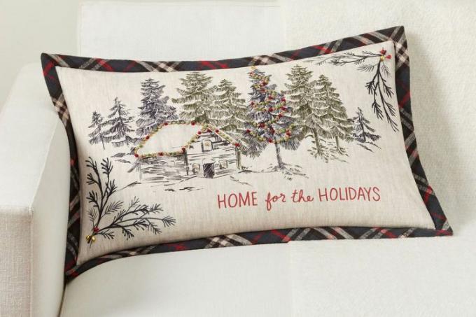 Pottery Barn Home for Holidays Lumbar Pute