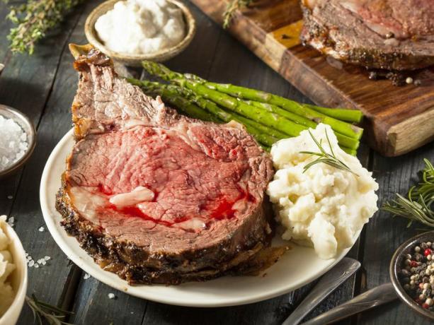 Hjemmelaget gressmatet Prime Rib-stek